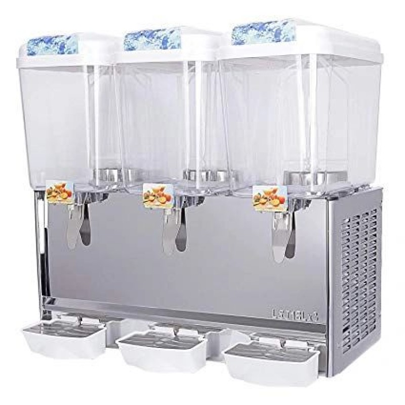 Double Juice Dispenser With Cooling 18+18+18 Liters