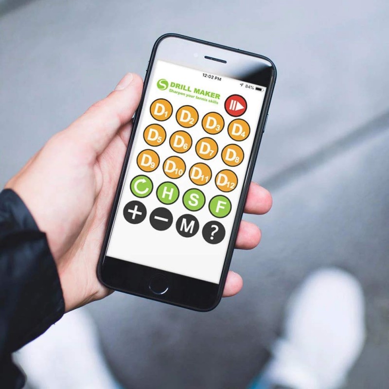 Spinshot Player Tennis Ball Machine with Phone Remote App Supported