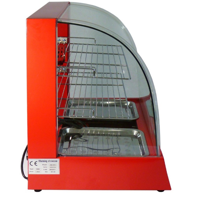 Electric Commercial Food Warmer cum Showcase Cabinet Unit