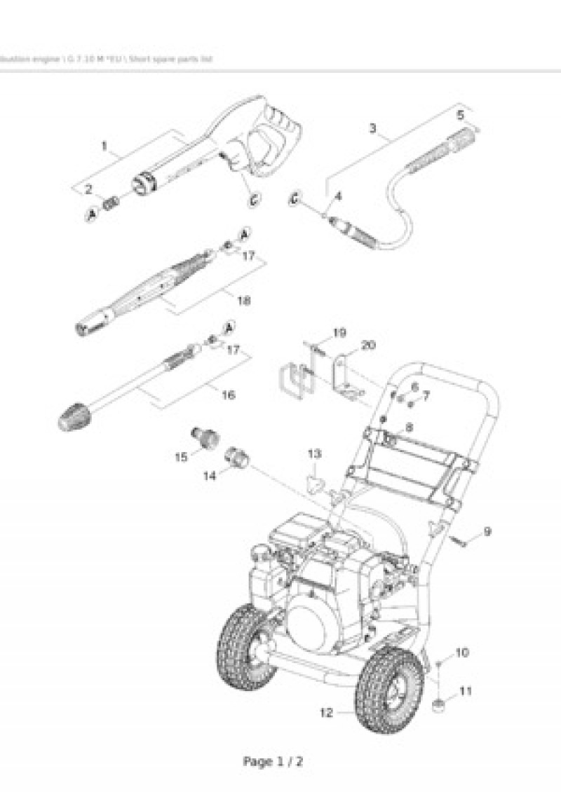 Karcher Pressure Washer G 7.10 M EU