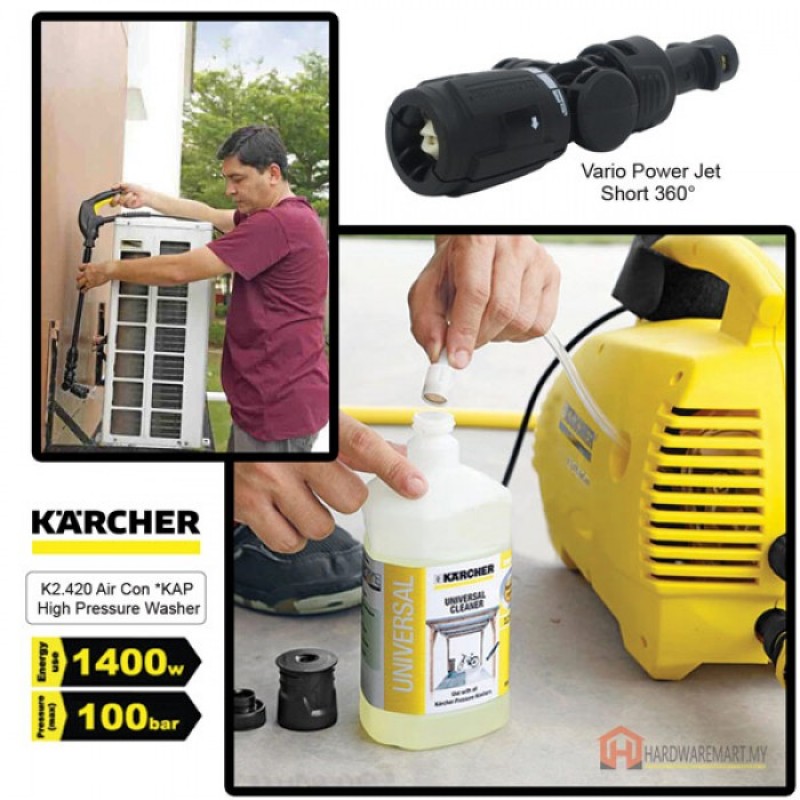 Karcher Pressure Washer K2.420 Air Con KAP