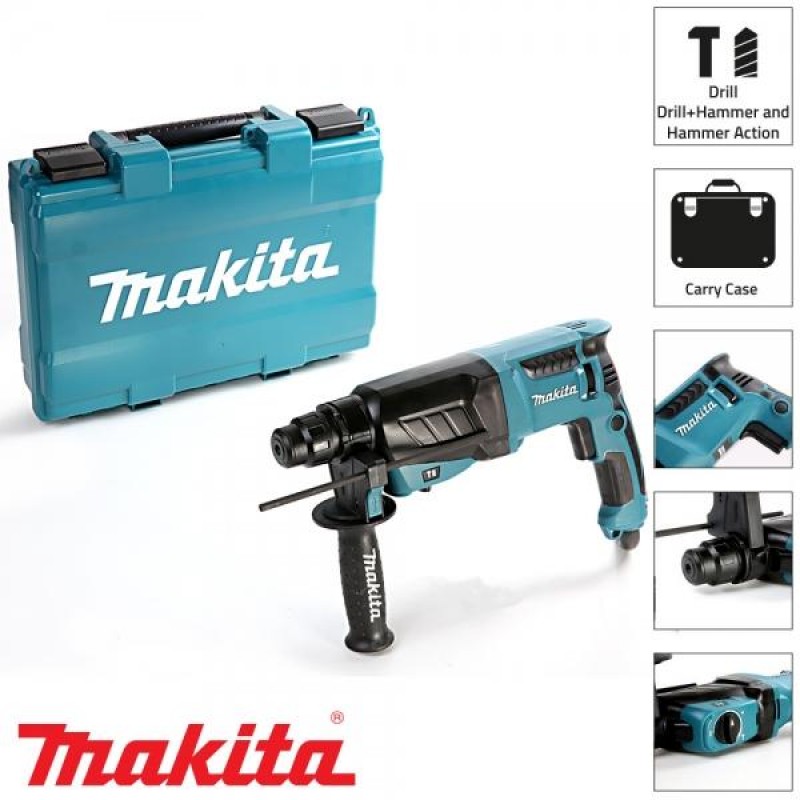 Makita 26mm 800W 3 Mode Rotary Hammer HR2630