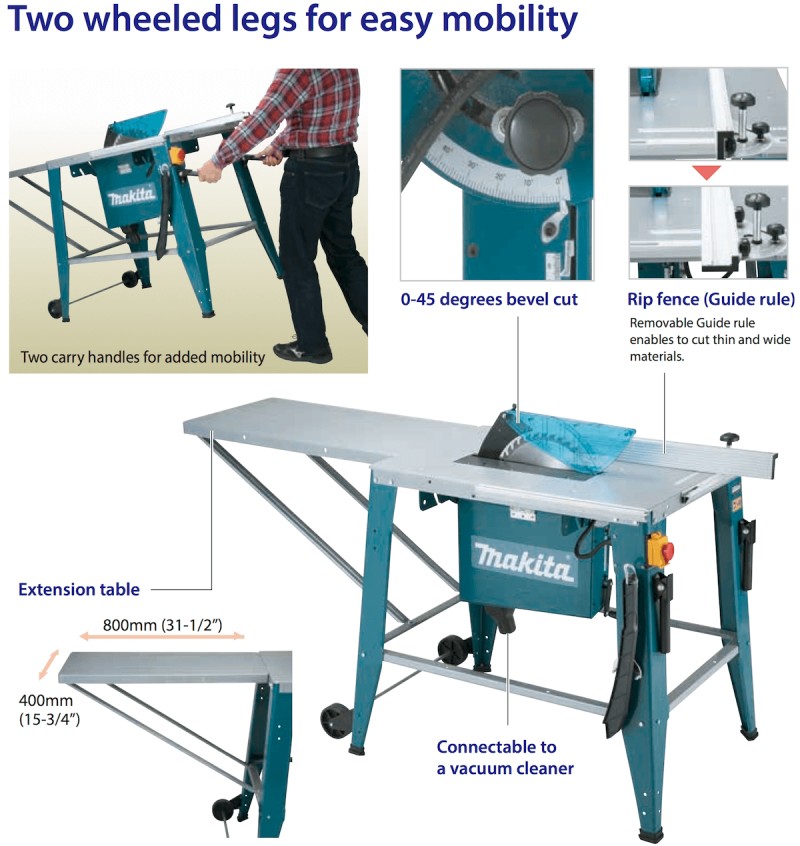 Makita 2712 Table Saw 315 Mm 2000 W