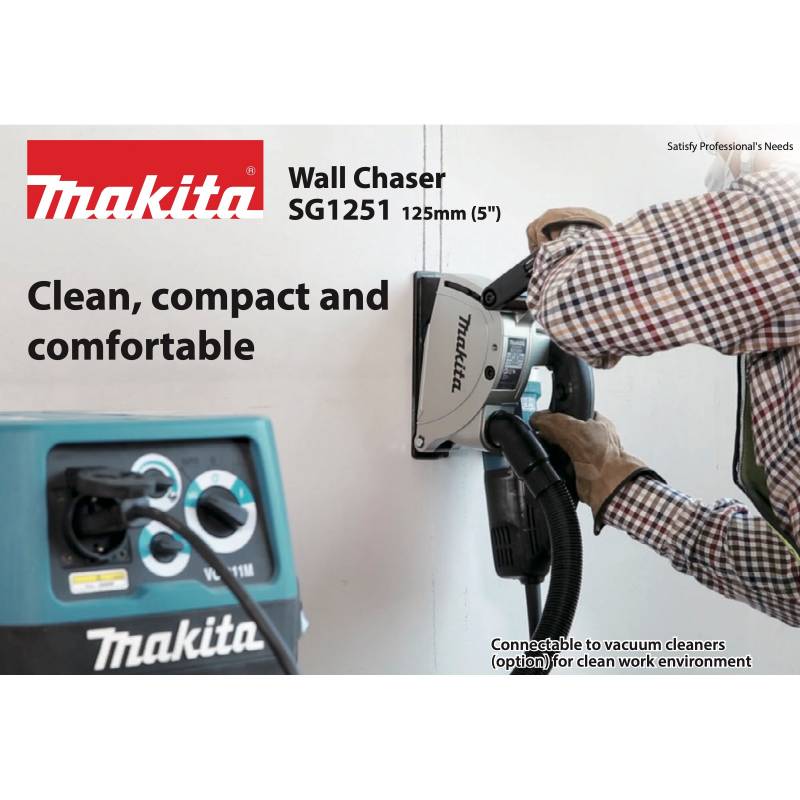 Makita SG1251J Wall Chaser 10000 RPM 1400W