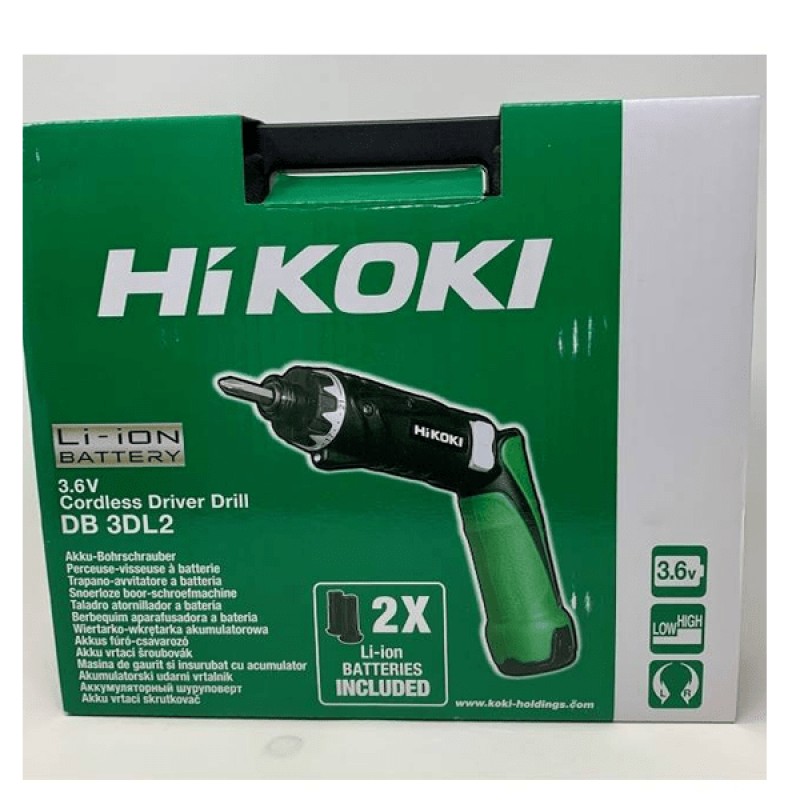 Hitachi (Hikoki) DB3DL2 Cordless Driver Drill 5 Mm 3.6 V