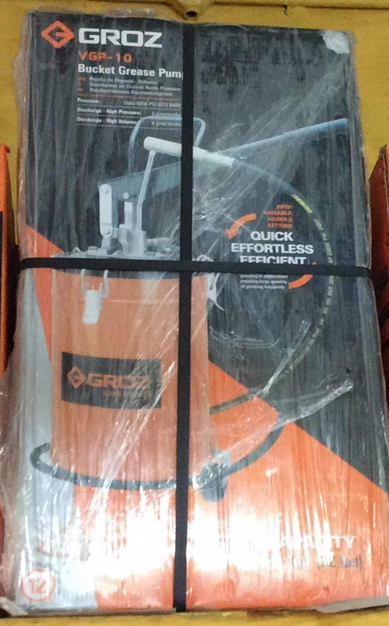 Groz 10 Kg Capacity Bucket Grease Pump VGP/10