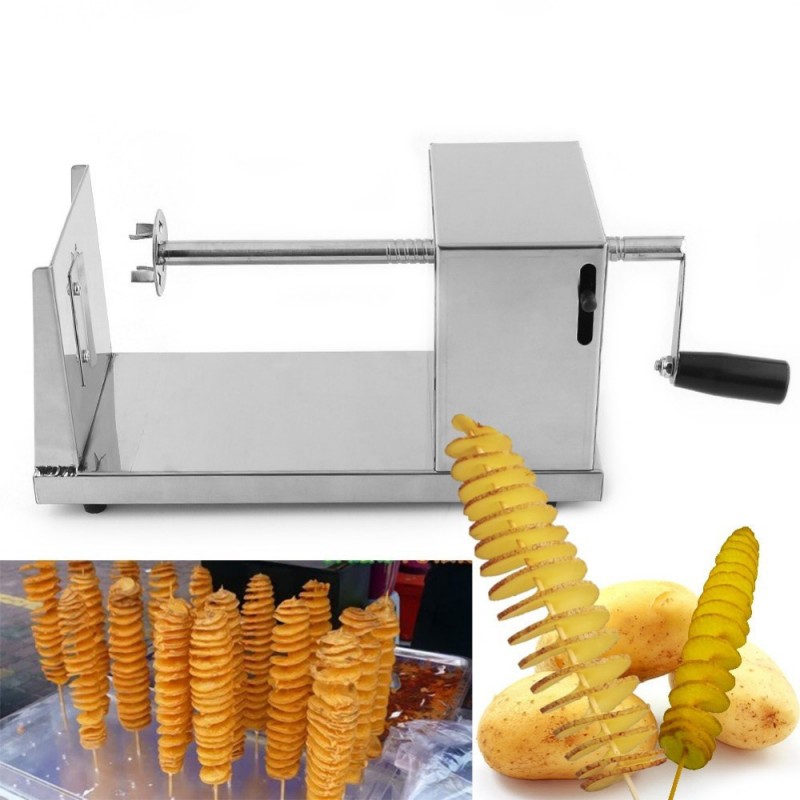 Manual Potato Spiral/Twister Making Machine Stainless Steel