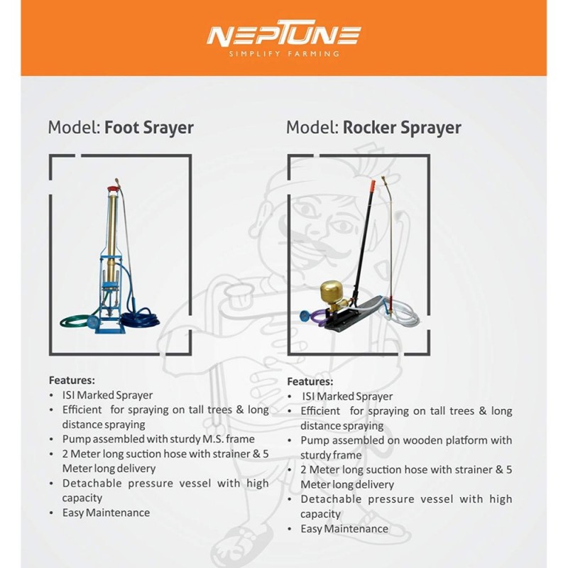 Neptune Portable Foot Sprayer 10 Kg