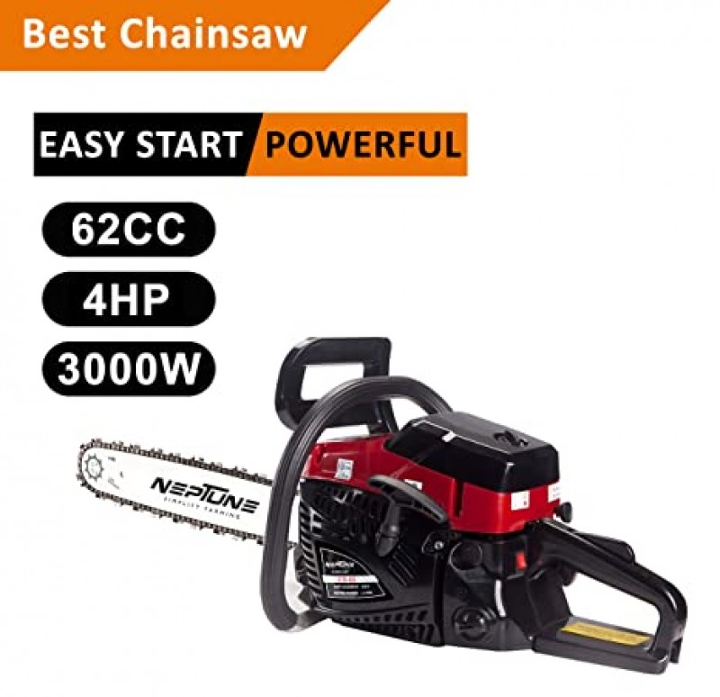 CS-62 62CC 4 HP 2 Stroke Petrol Chainsaw with 24 inch Cutter Bar