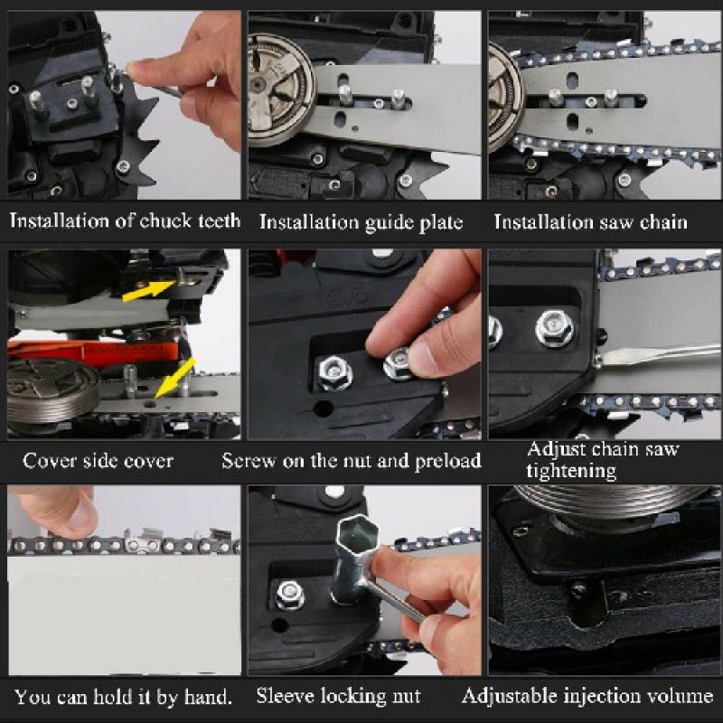 CS-62 62CC 4 HP 2 Stroke Petrol Chainsaw with 24 inch Cutter Bar