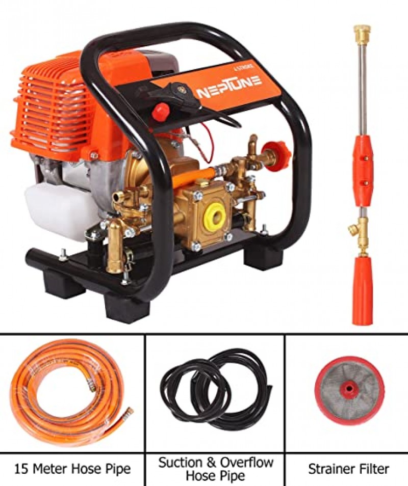 PW 768 High Pressure Sprayer with 4 Stroke Engine 25-35 Ltr/Min