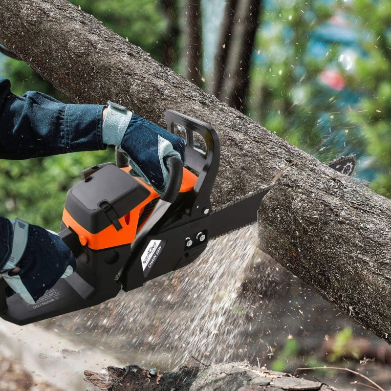 Neptune 58 CC 3.5 HP Magnesium Body Petrol Chainsaw with 22 inch Cutter Bar