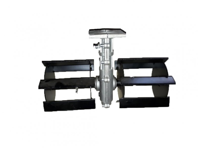 Flat Scraper Weeder Type Tiller Attachment for Brush Cutter, 28mm Shaft Size