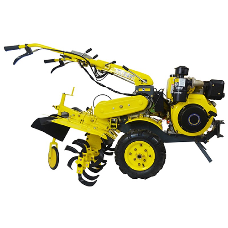 Kisankraft Inter Cultivator (Manual Kick Start) KK-SRT-910D + CRT Assembly + Gyrotiller Attachment