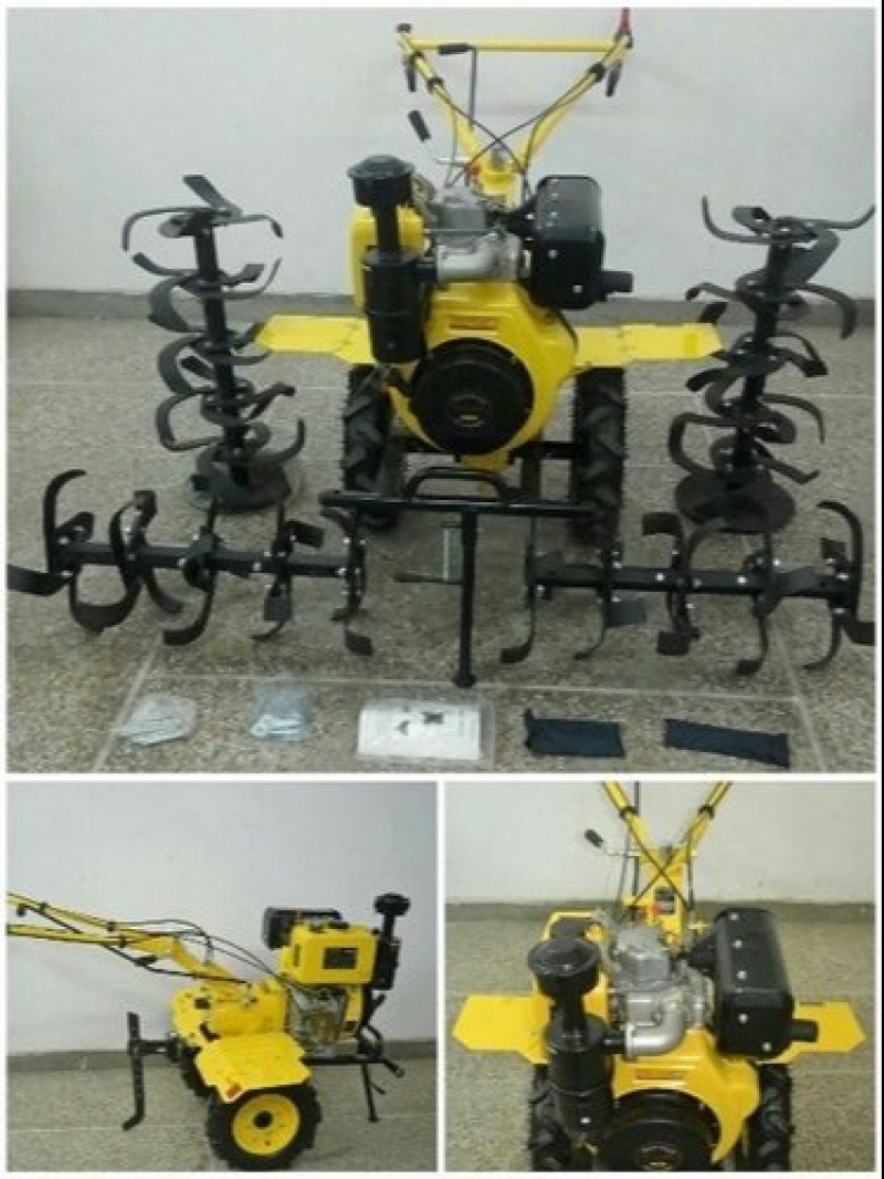 Kisankraft KK-IC-400E Diesel Cultivator (Self Start), 8.5HP 406cc