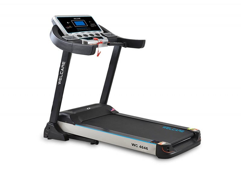 Welcare Wc4646 Motorized and Cushioned Treadmill 2Hp (4Hp Peak) Powerful Dc Motor 15 Level Incline
