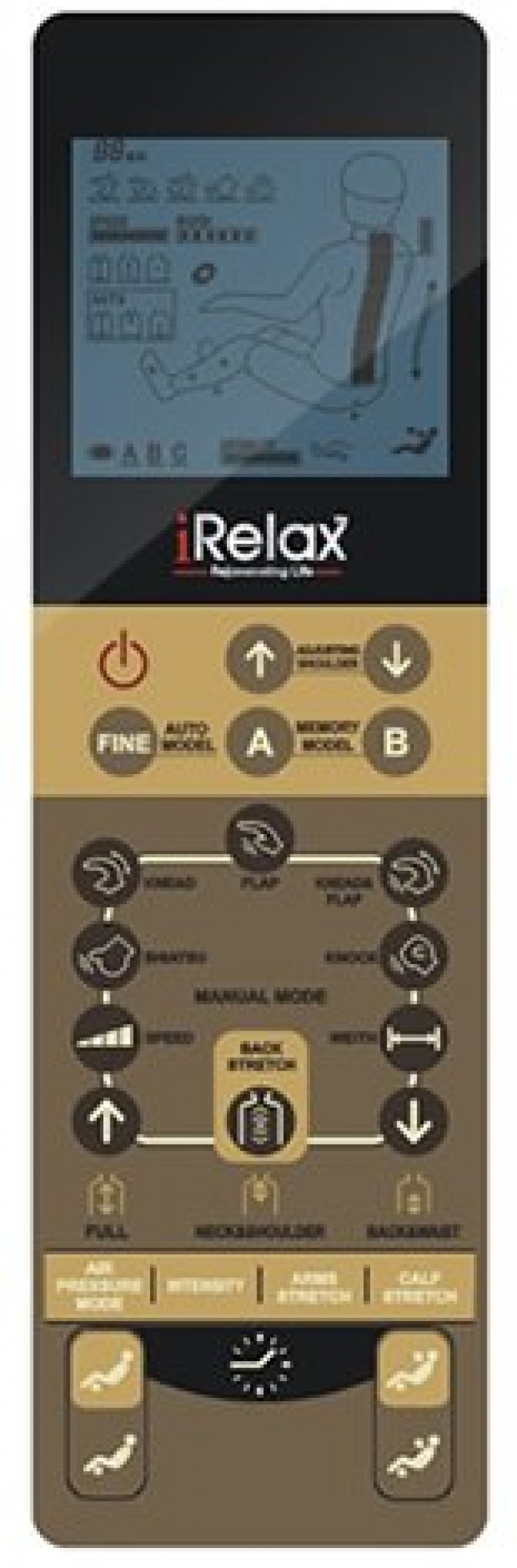 iRelax Body Massager Chair Machine SL-A-151 for Back Muscle Relaxation