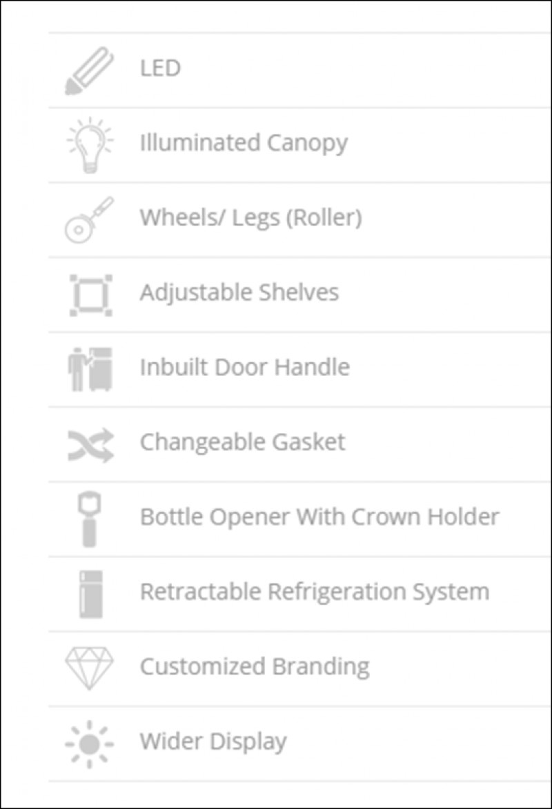 Western SRC 550 Visi Cooler for Restaurant/Dairy Centres/Pharmacy,etc