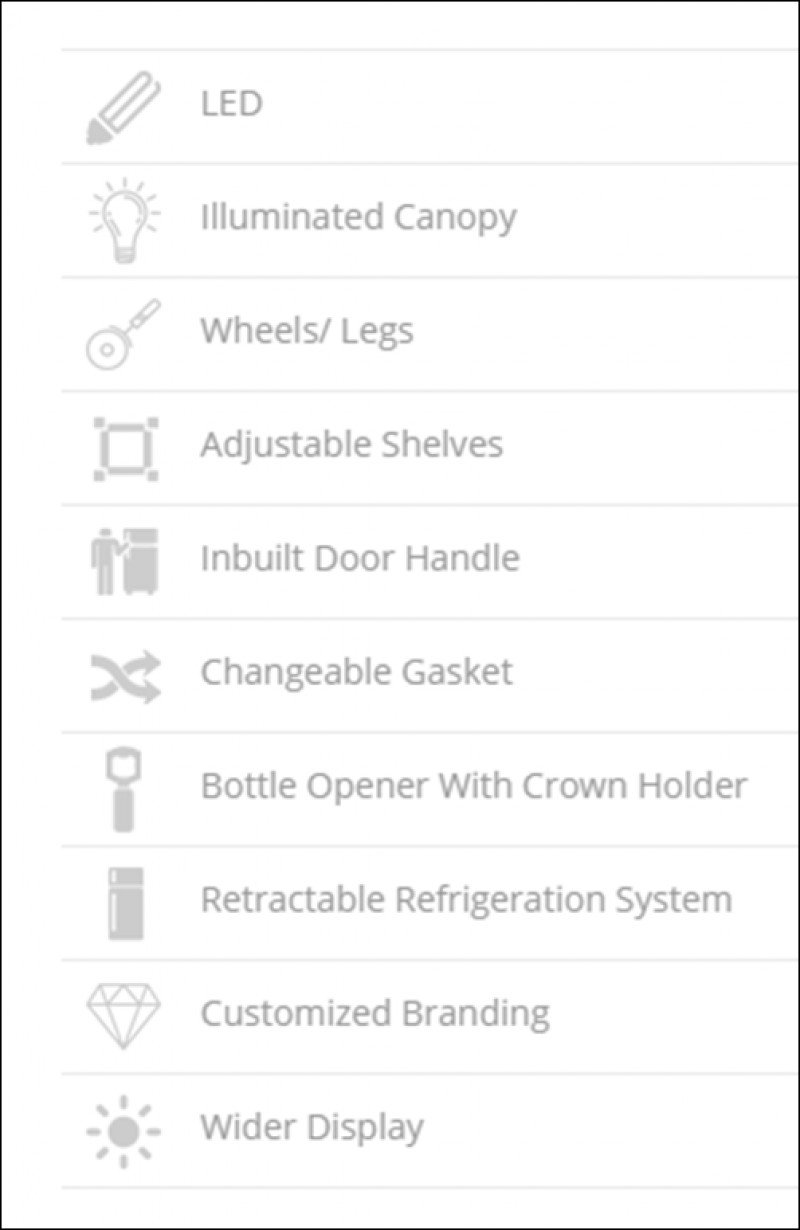 Western SRC 1000DD Double Door Visi Cooler for Restaurant/Dairy Centres/Pharmacy,etc