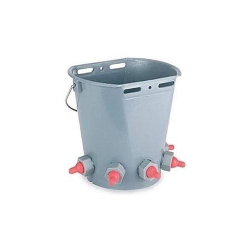 Calf Milk Feeding Bucket  8L WITH 4 NIPPLES