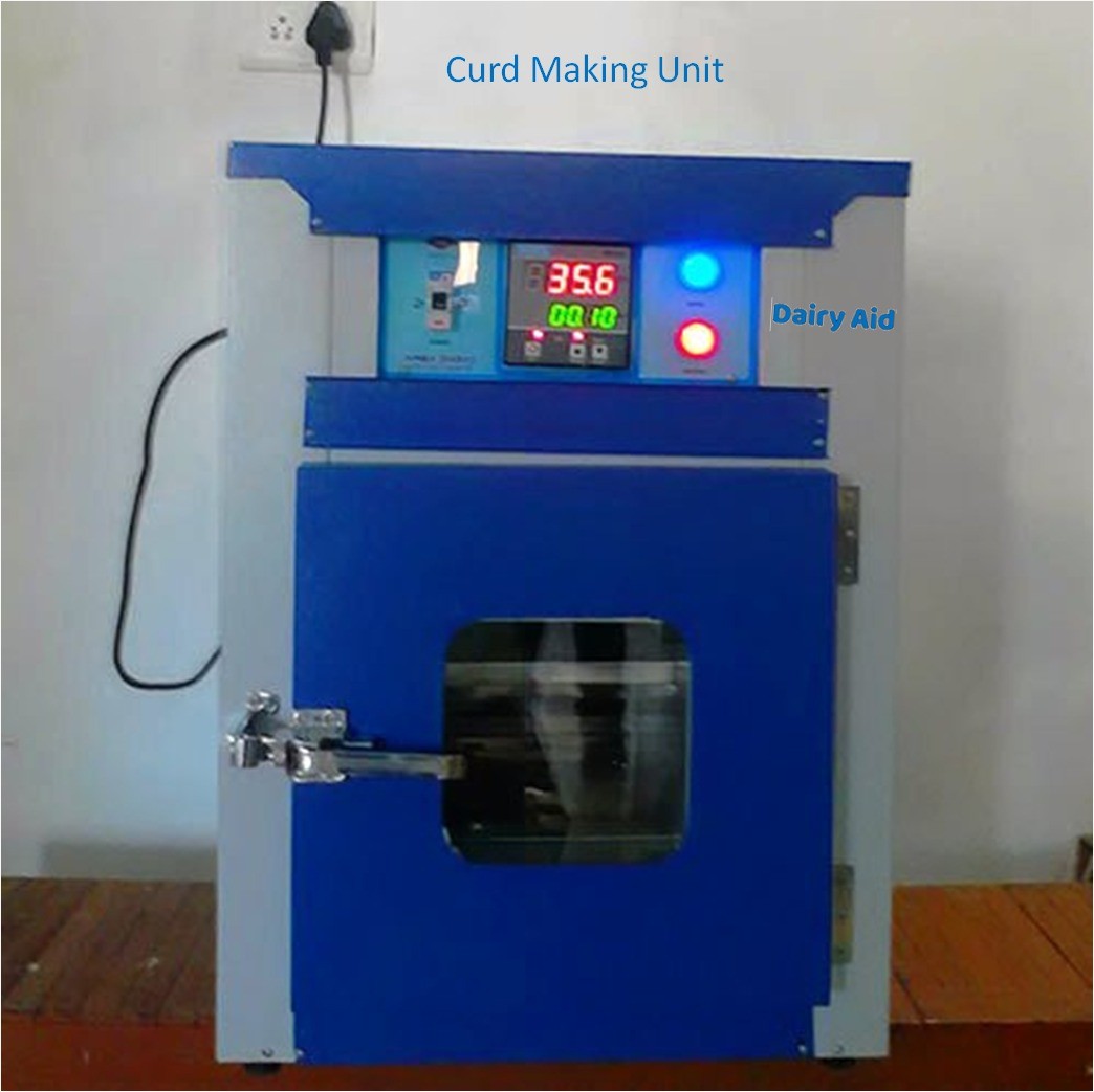 125 Ltrs Curd Making Unit with digital control panel and fan