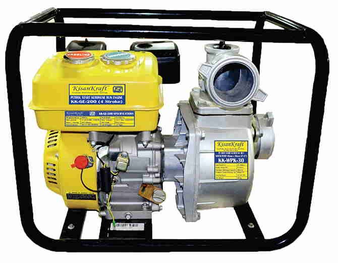 Kisankraft  KK-WPK-30 Petrol Start Water Pump Set 4 Stroke
