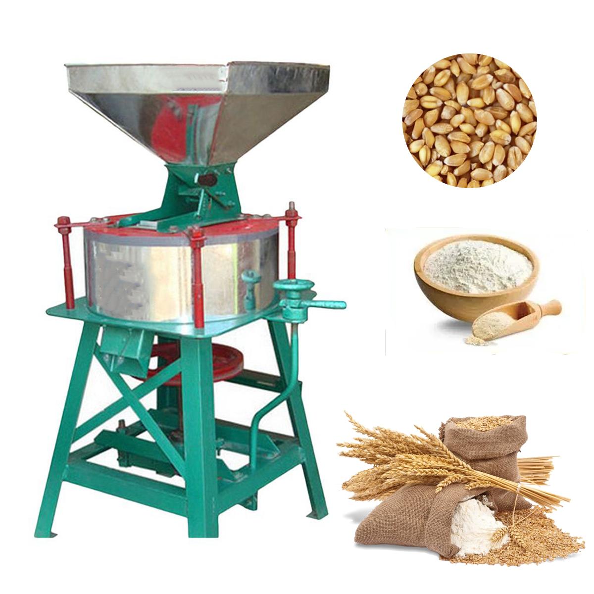 SS Body Commercial 18” Horizontal Bolt Type Flour Mill, without motor