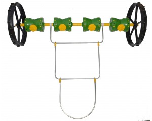 Drum Seeder / Direct paddy seeder / 20 x 20 cm / 8 rows