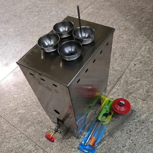 Commercial Gas Operated 4 Egg Sausage Roll/Hot Dog Maker Machine