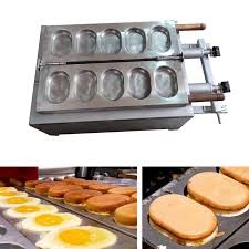 Commercial Gas Operated 5 Egg Bread/Burger Maker Machine