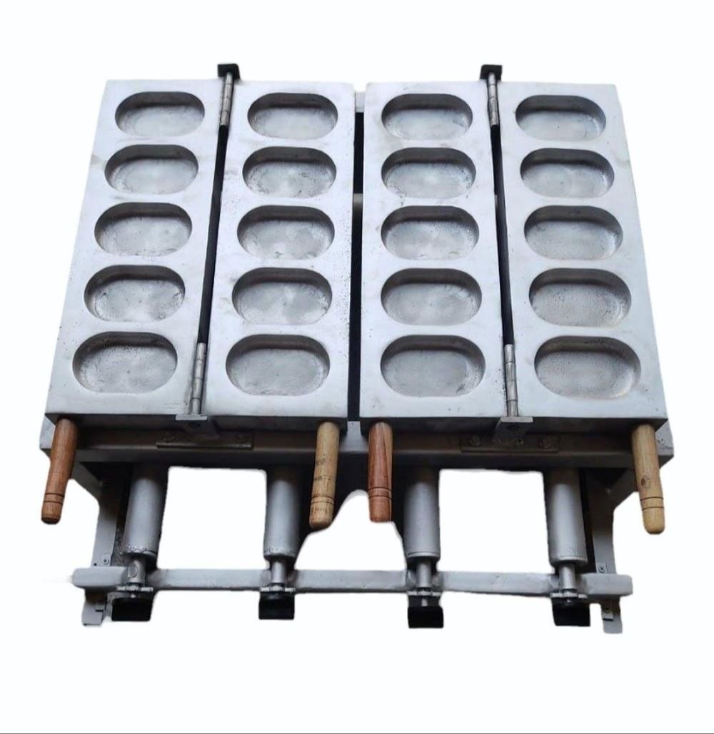 Commercial Gas Operated 10 Egg Bread/Burger Maker Machine