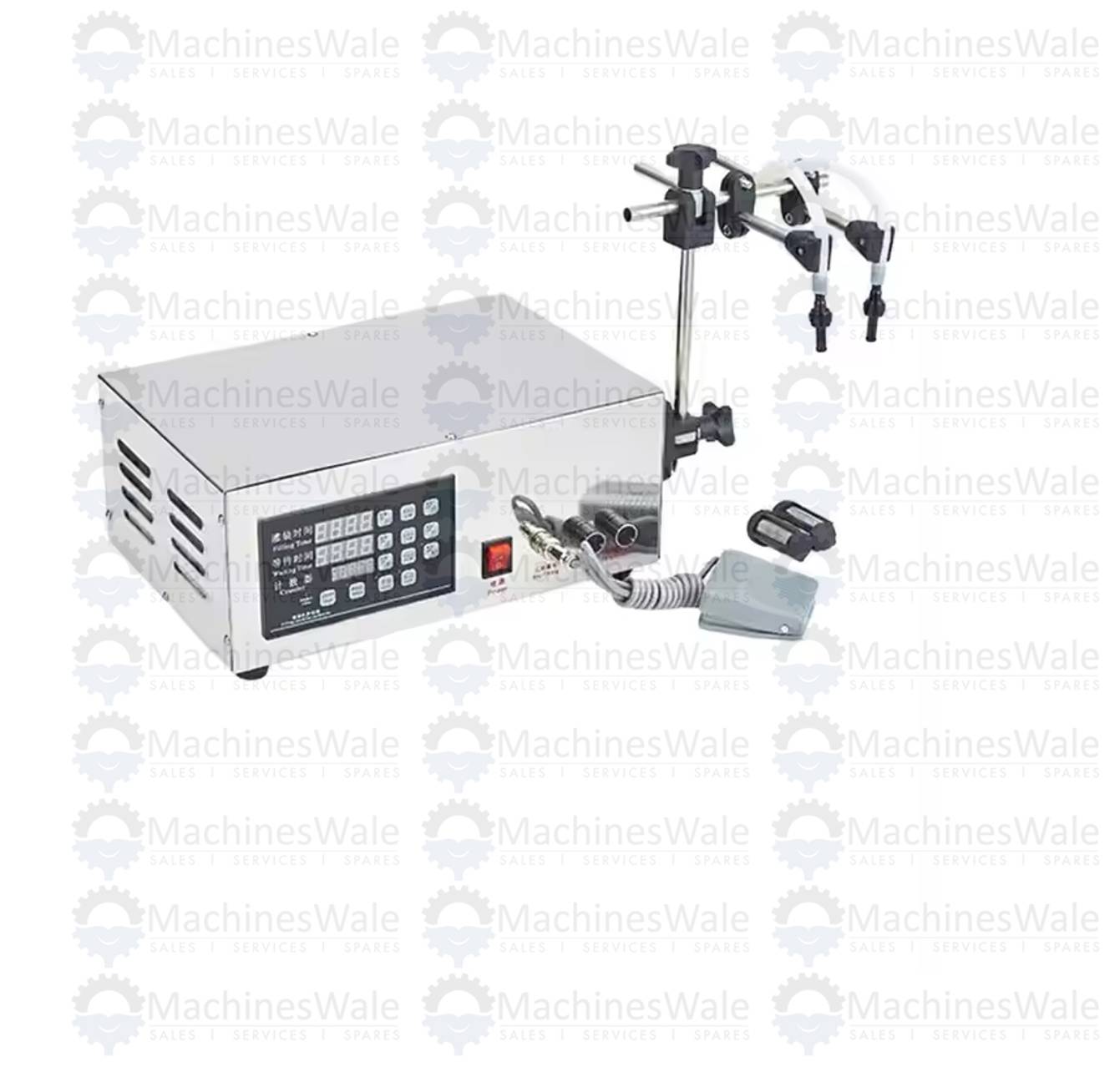 Double Head Semi Automatic Digital Liquid Filling Machine