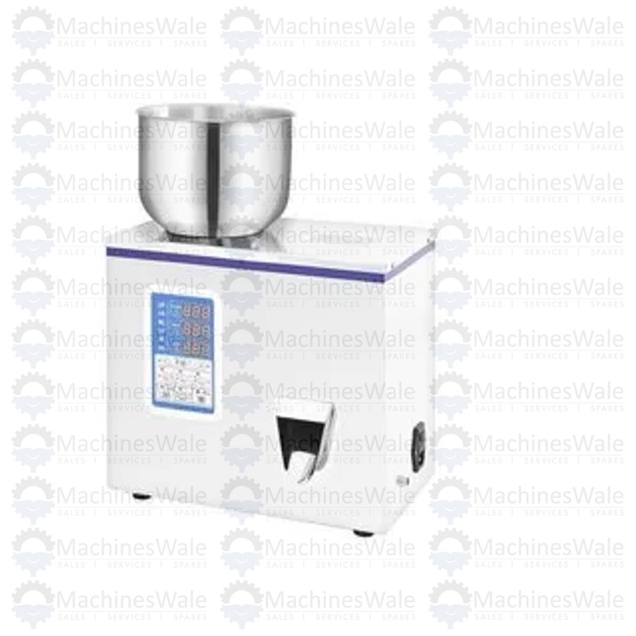 Semi Automatic Free Flow Granule Filling Machine 10 to 200 gm with Single Vibrator