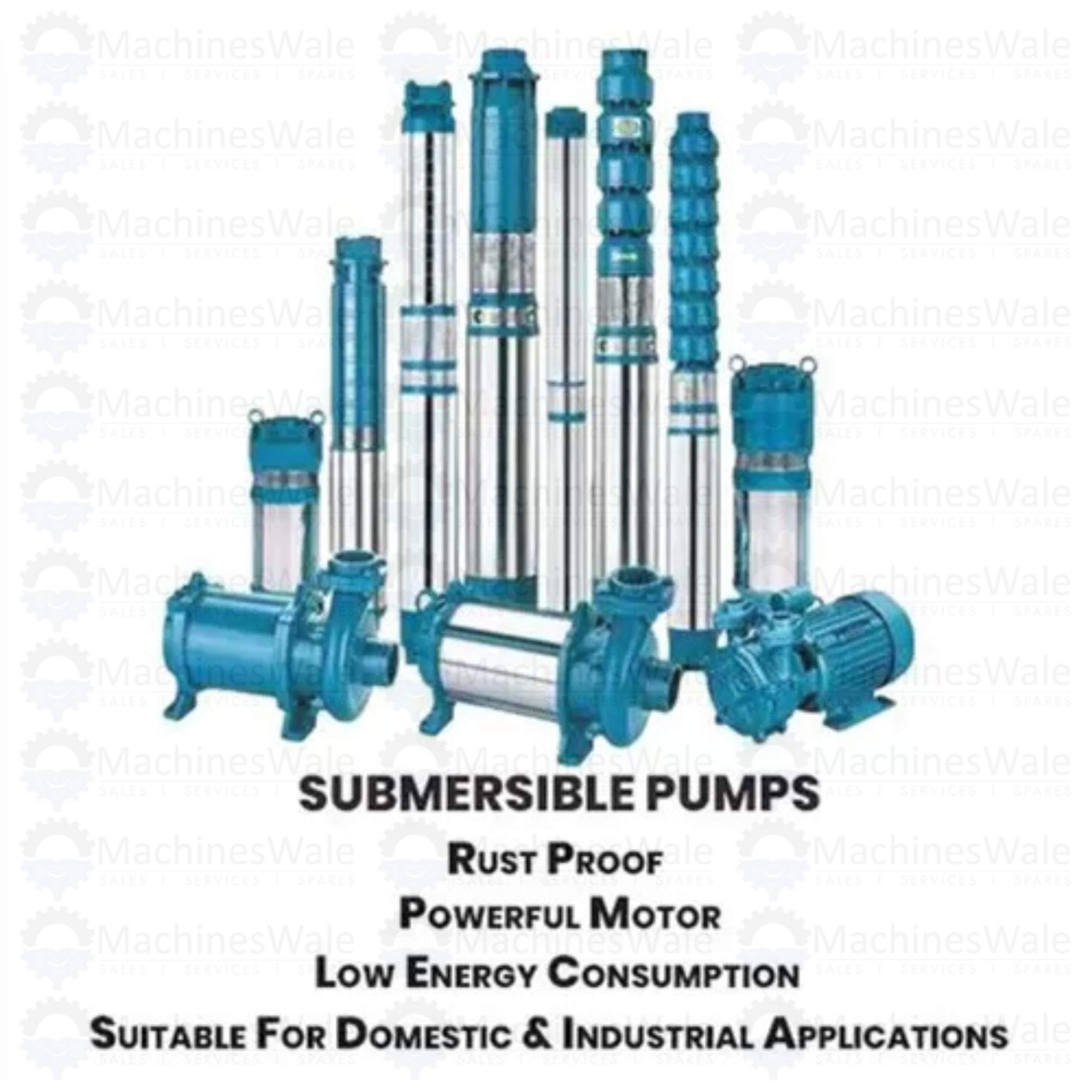 LUBI Submersible Pump 11-Stage 1HP Single Phase